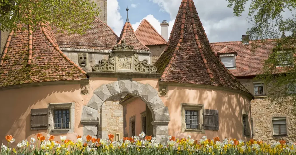 Jardín del castillo, Rothenburg ob der Tauber