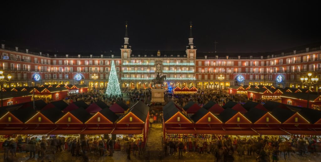 Navidad en Europa: mercadillo navideño de Madrid