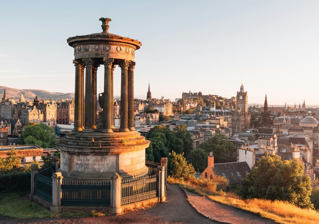 Calton Hill, vistas de Edimburgo