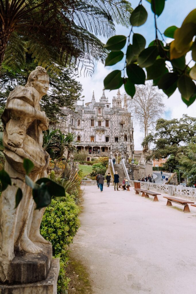Vista del Palacio de Quinta da Regaleira