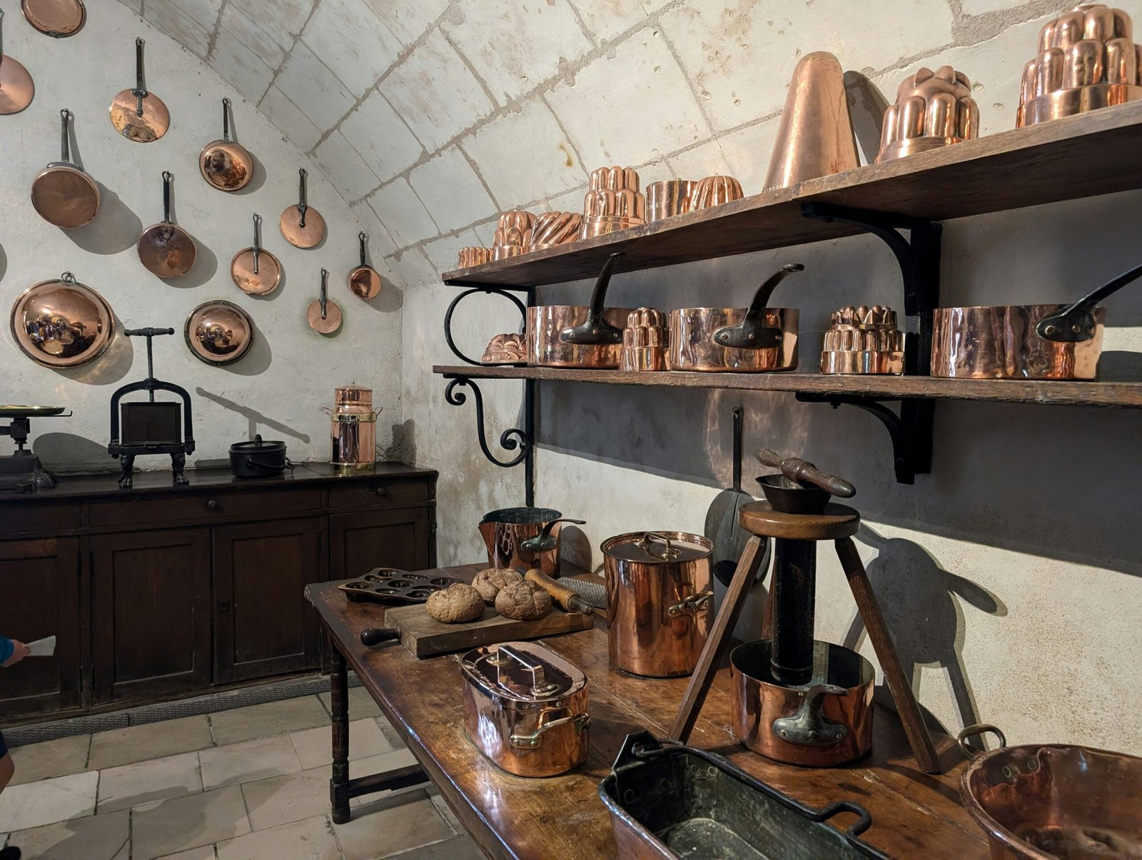 Cocinas del Castillo de Chenonceau