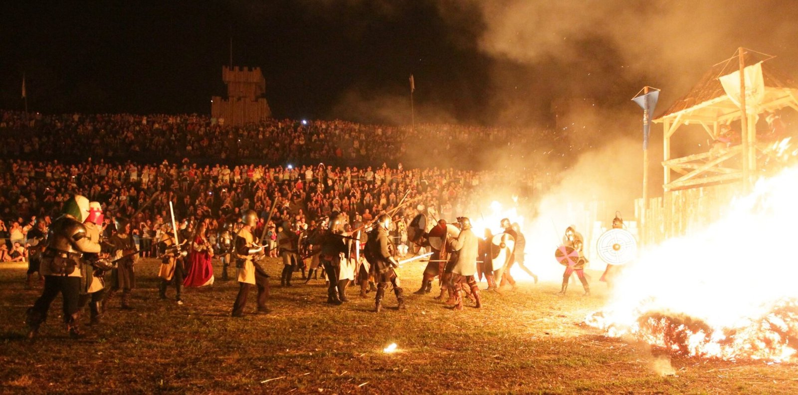 Recreación de la batalla por Koprivnica durante el Renesansni Festival
