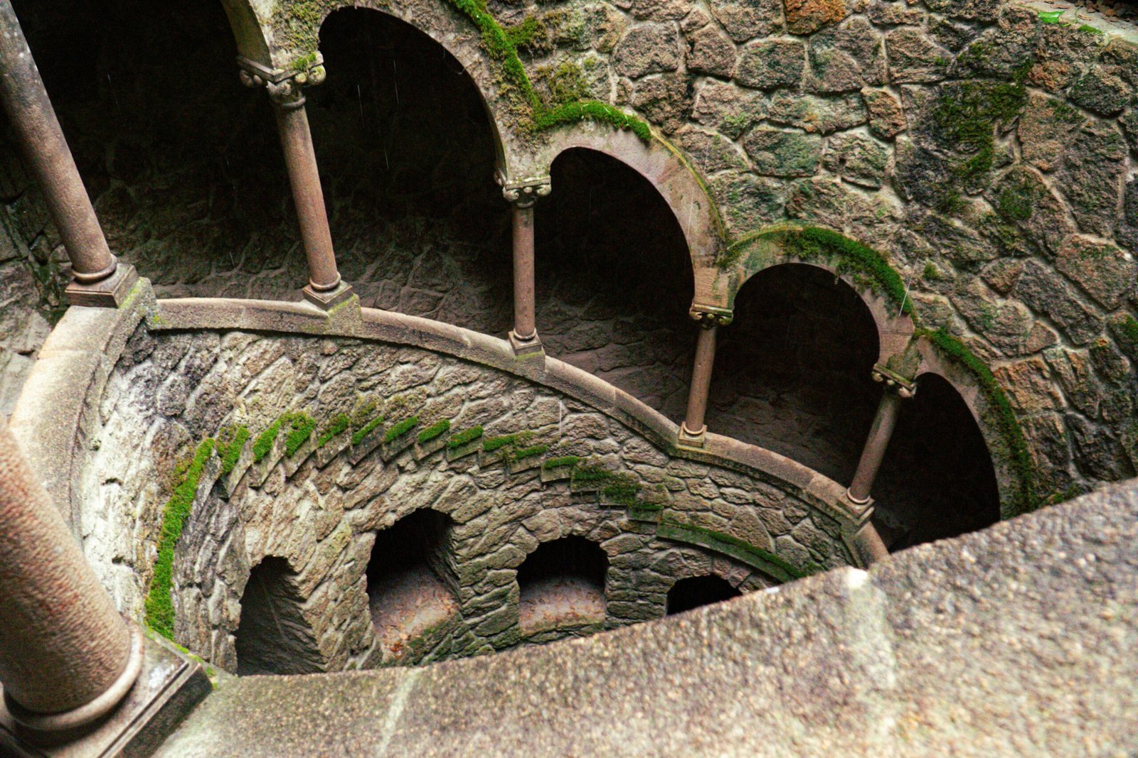 Pozo iniciático, en Quinta da Regaleira, Sintra